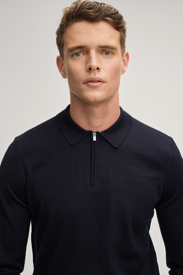 ΠΛΕΚΤΗ ΜΠΛΟΥΖΑ JOOP! - 404 ΜΠΛΕ